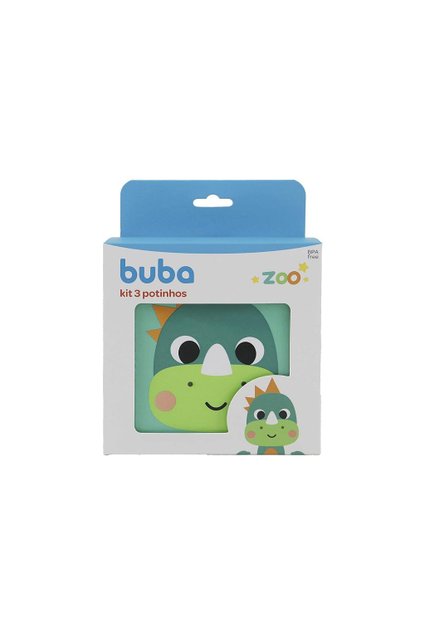 Kit 3 Potinhos Dino - Buba Zoo