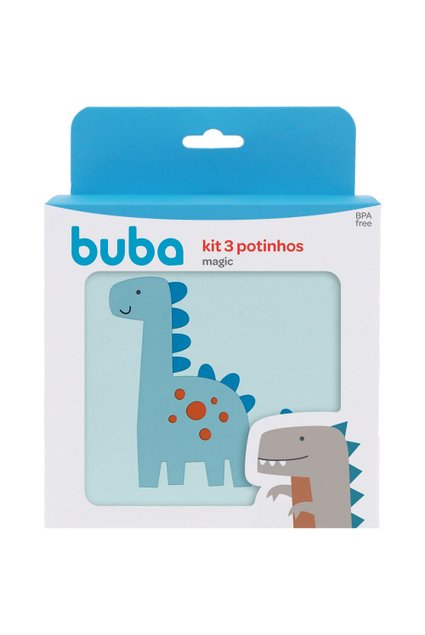 Kit 3 Potinhos Magic Dino - Buba